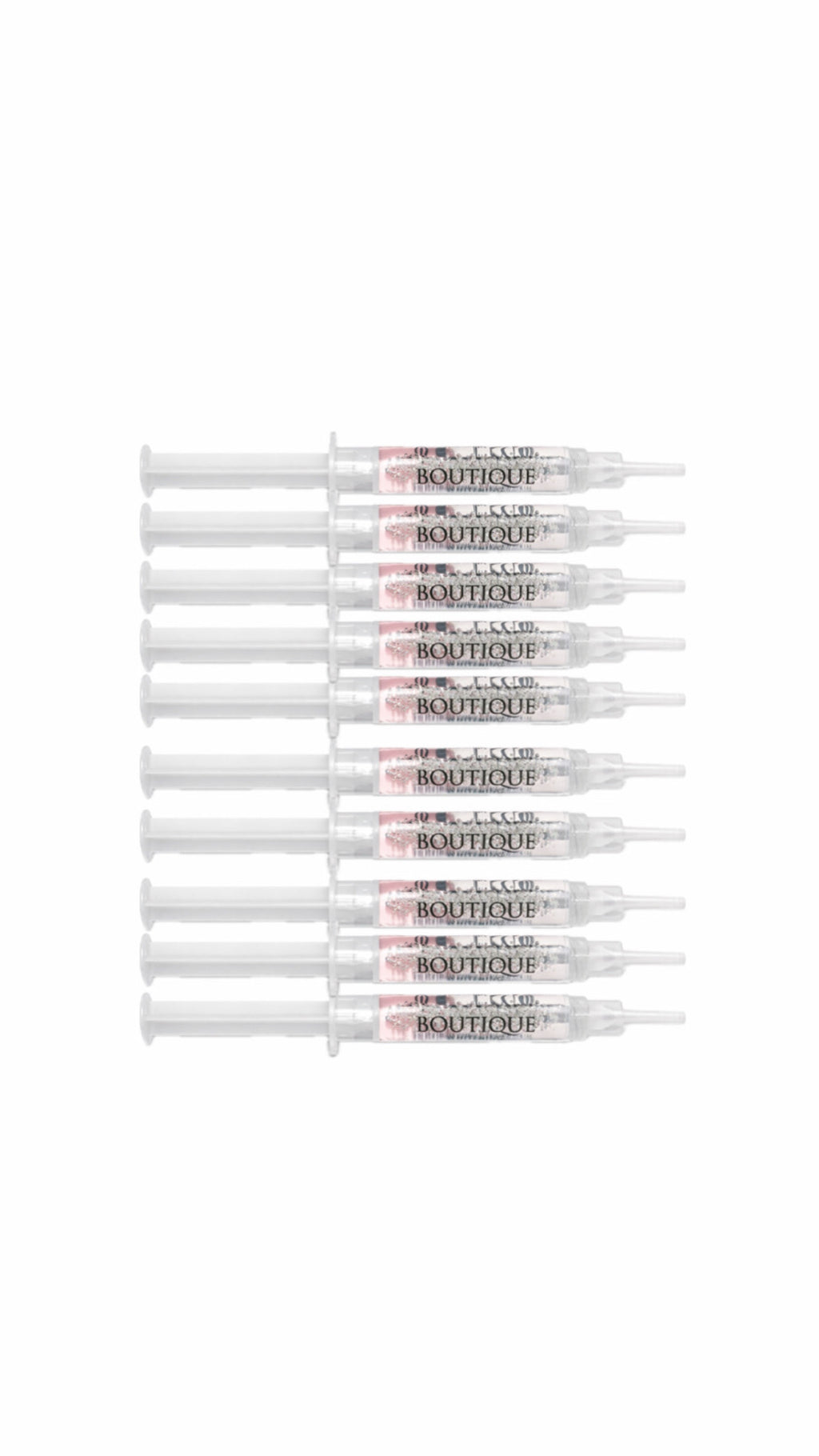 Tray of 10 boutique 6% teeth whitening syringes £50 80% cheaper than dentists