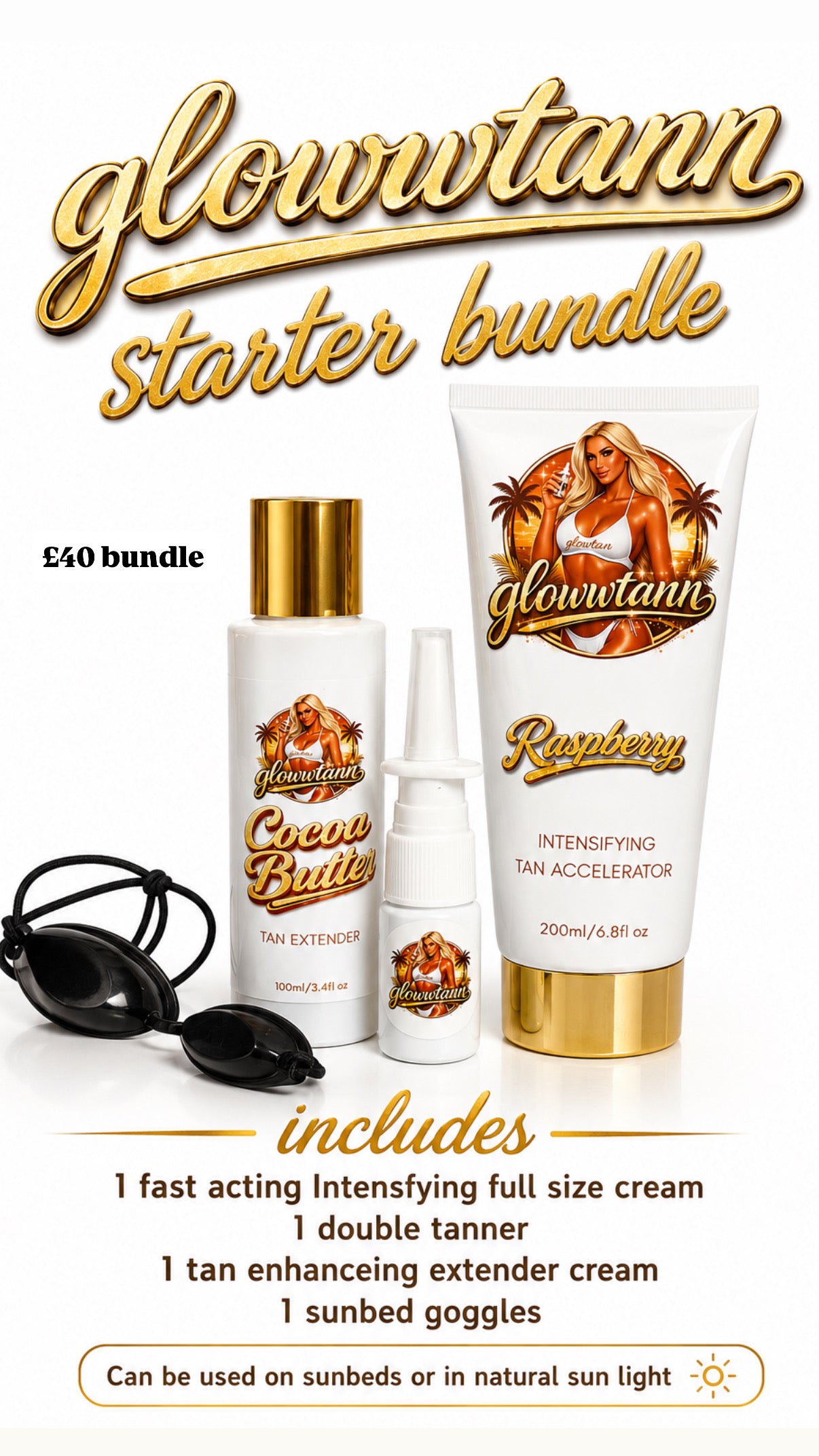 Starter bundle £40 (includes 4 items)